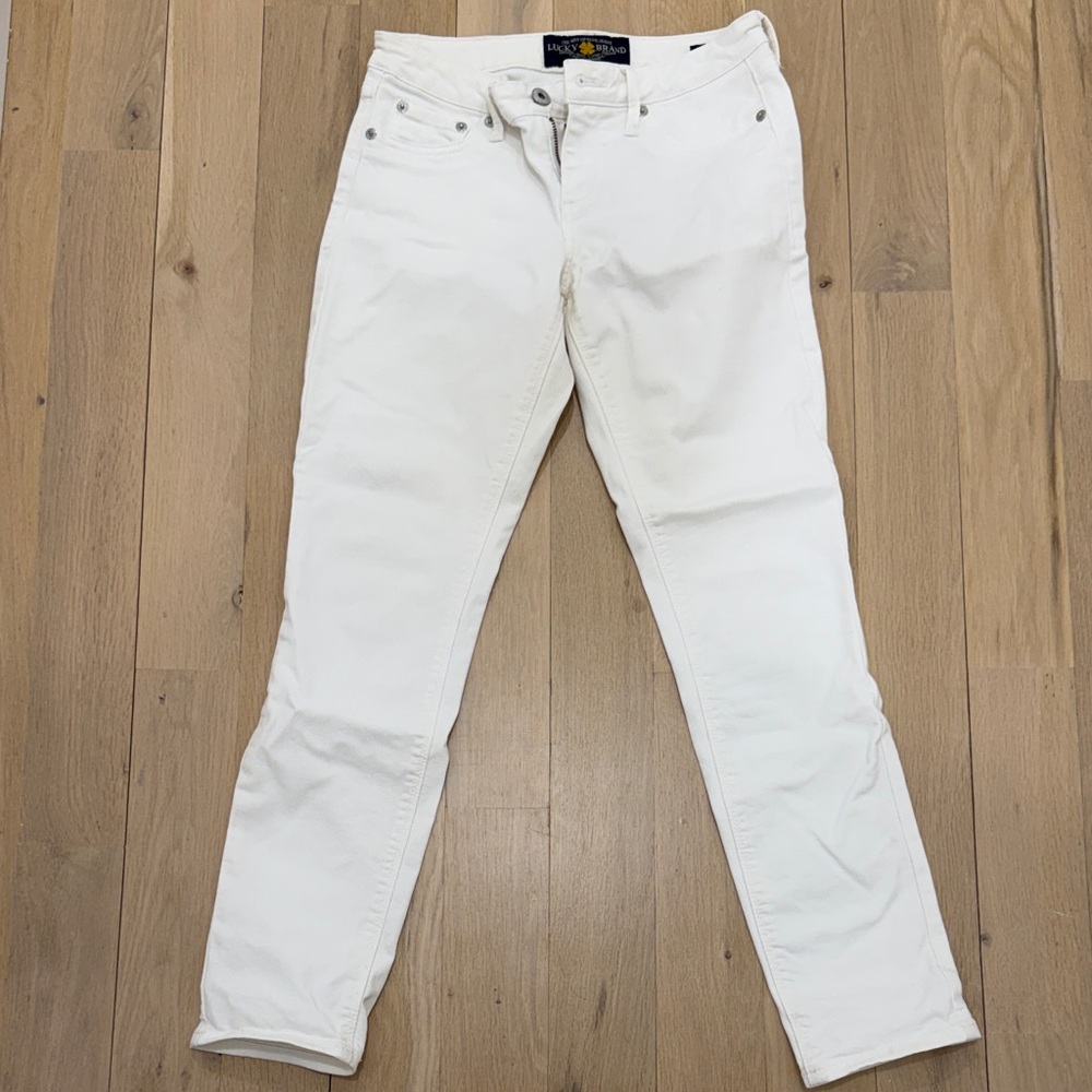 Lucky Brand White Slim Fit Jeans
